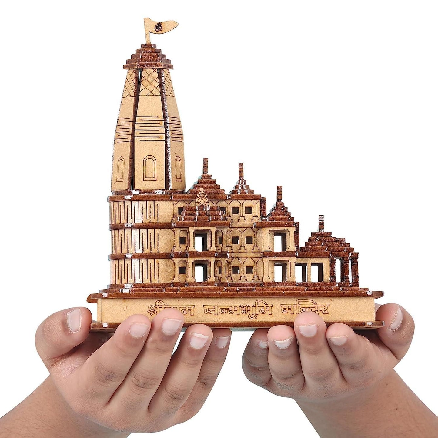 Ayodhya Temple - Shri Ram Mandir 3D Wooden Temple For Home/Office/Shop